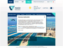 Tablet Screenshot of krakowairport.pl